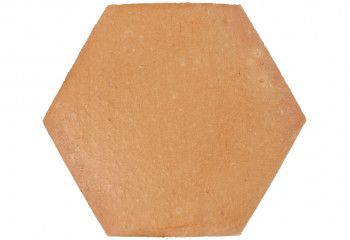 carrelage terre cuite hexagonale claire