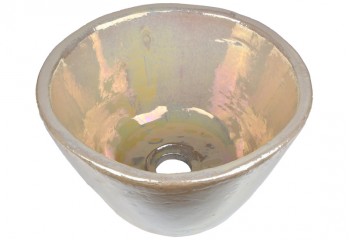 vasque a poser ceramique nacre