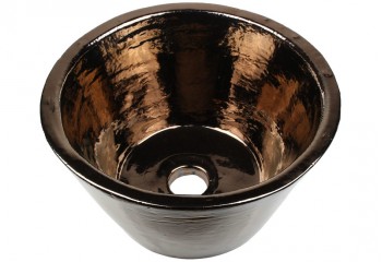 vasque a poser ceramique noire
