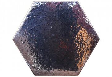 carrelage hexagonal noir